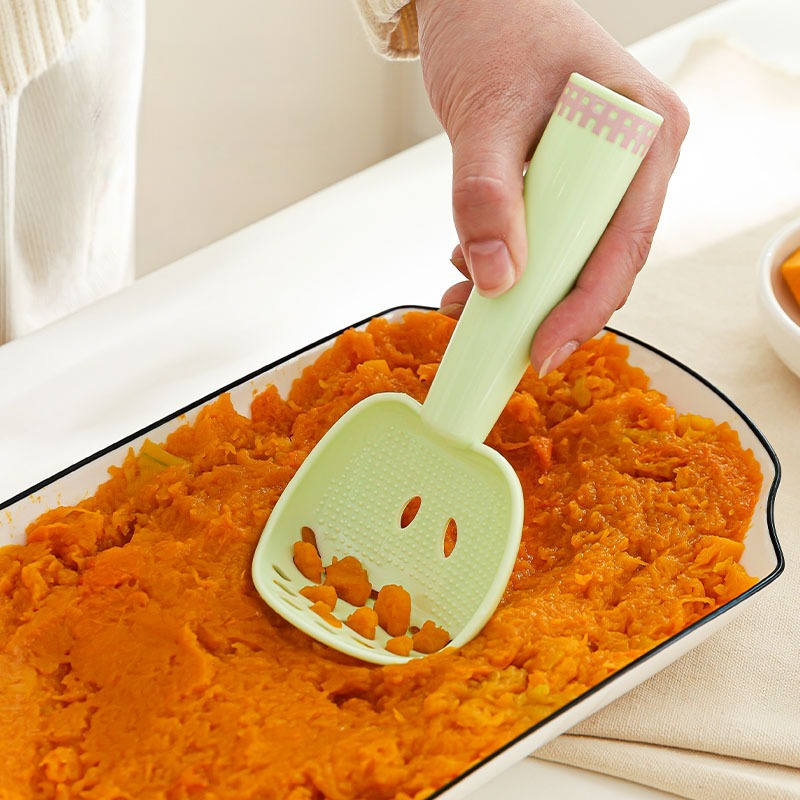 Baby Food Strainer - Wielofunkcyjna łyżka do gotowania z sitkiem,