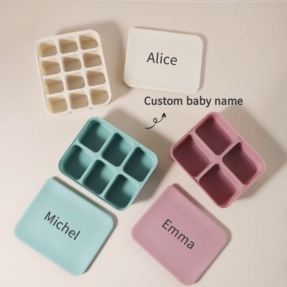 Baby Food Tray - Personalizowana forma do mrożenia żywności dla