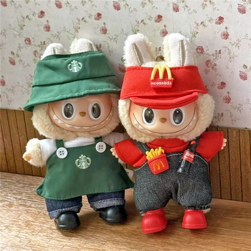 Baby Food Apron - Odzież robocza dla lalek Labubu, ubrania
