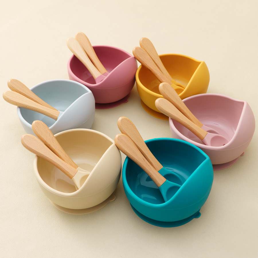 Baby Food Tray - Mamaplan 3 szt. Silikonowy zestaw do
