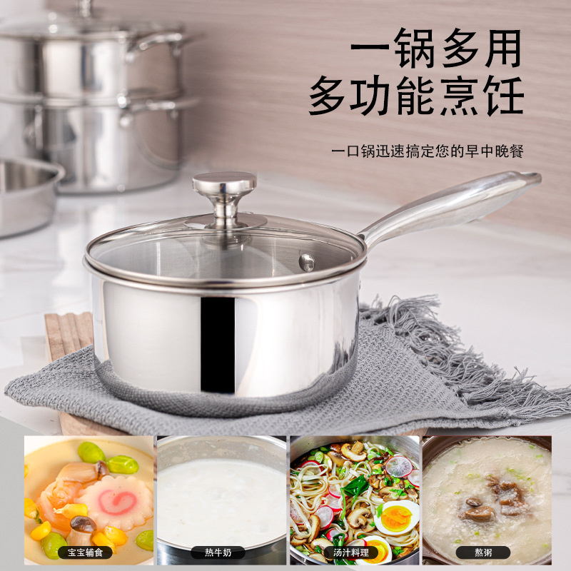 Baby Food Steamer - HYS nierdzewny, pogrubiony garnek do gotowania