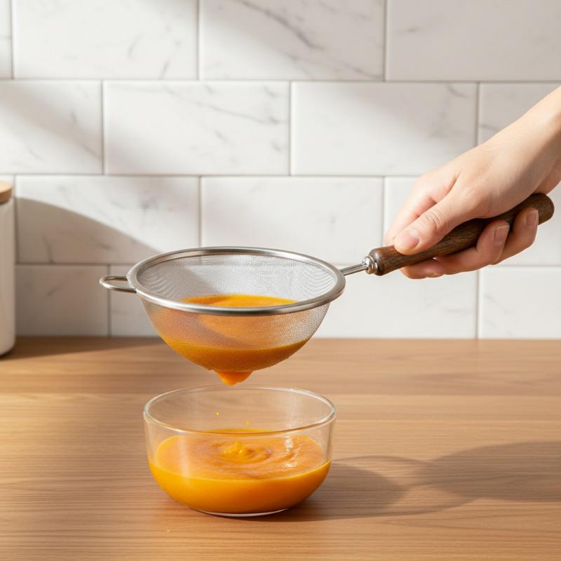 Baby Food Strainer - Sitko do resztek jedzenia dla niemowląt,