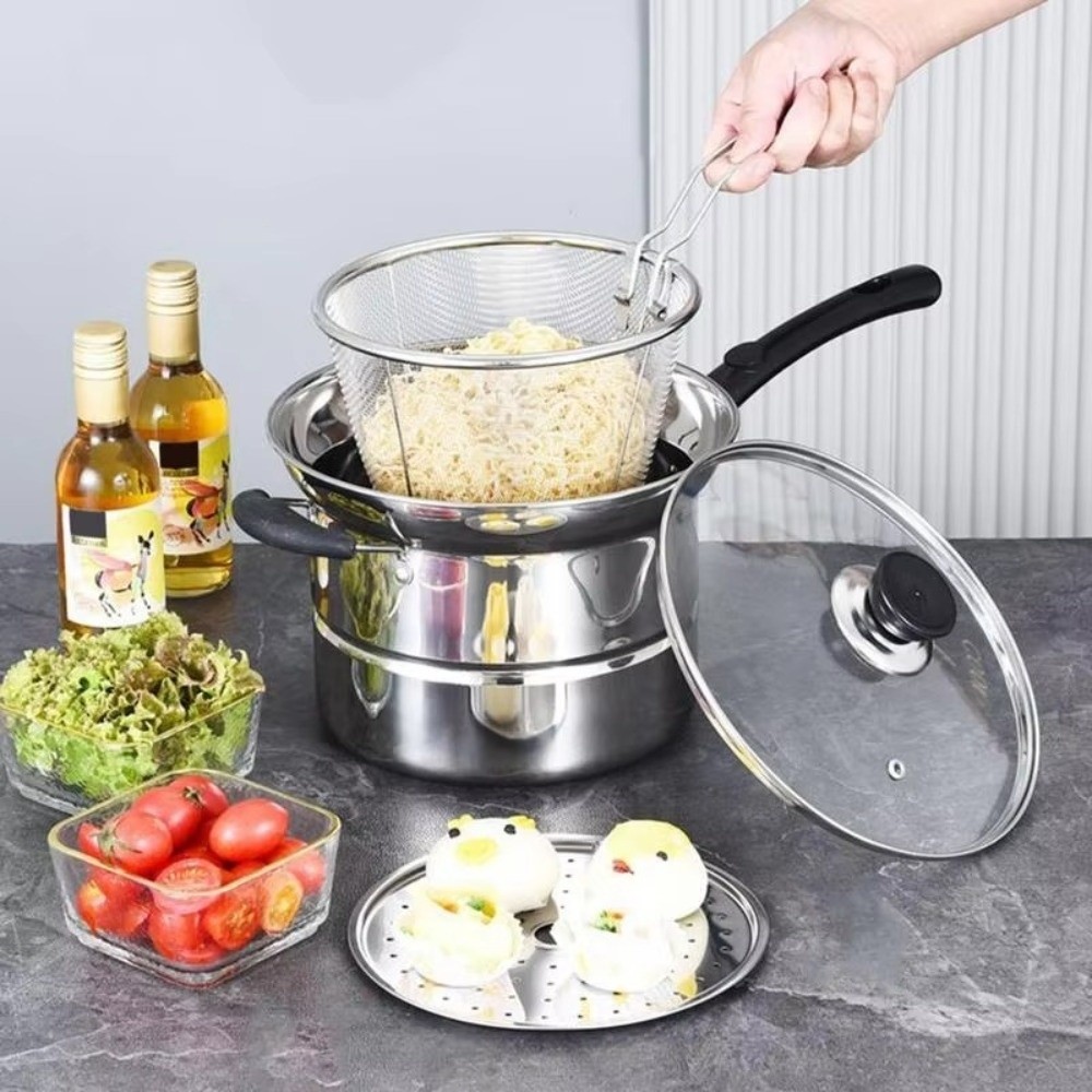 Baby Food Strainer - 4 szt. Koszyków filtrujących ze stali
