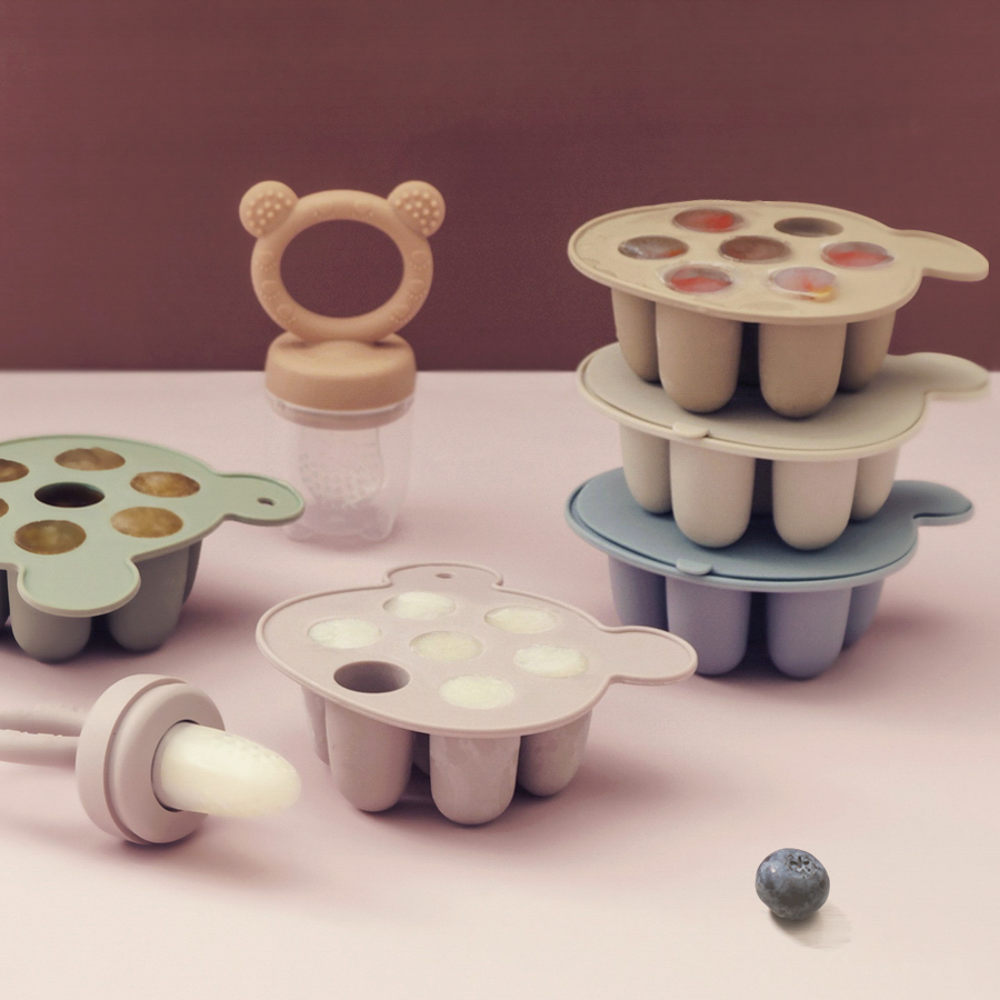 Baby Food Fruits - Forma silikonowa do lodów dla niemowląt,