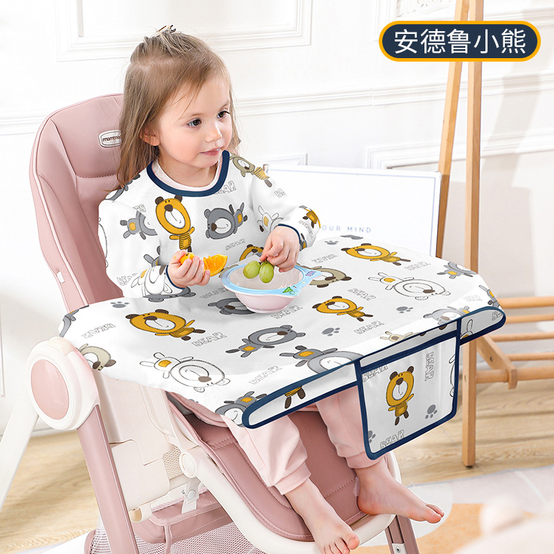 Baby Food Apron - Noworodek śliniak obrus krzesełko dla dziecka
