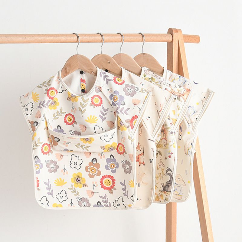 Baby Food Apron - Noworodek śliniaki bluzka wodoodporna bez rękawów