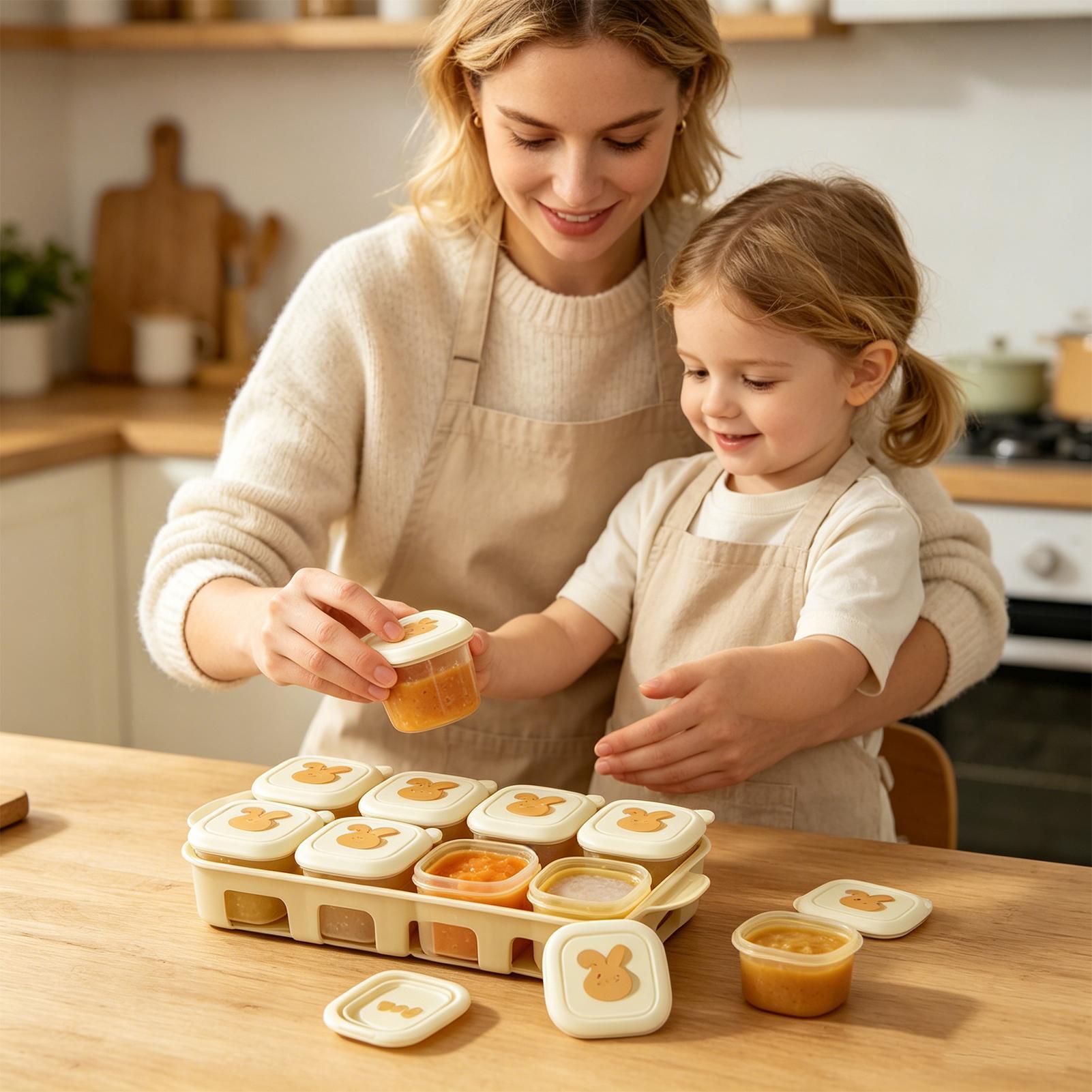 Pojemnik na żywność w kostkach – Baby Food Tray recenzja i cena