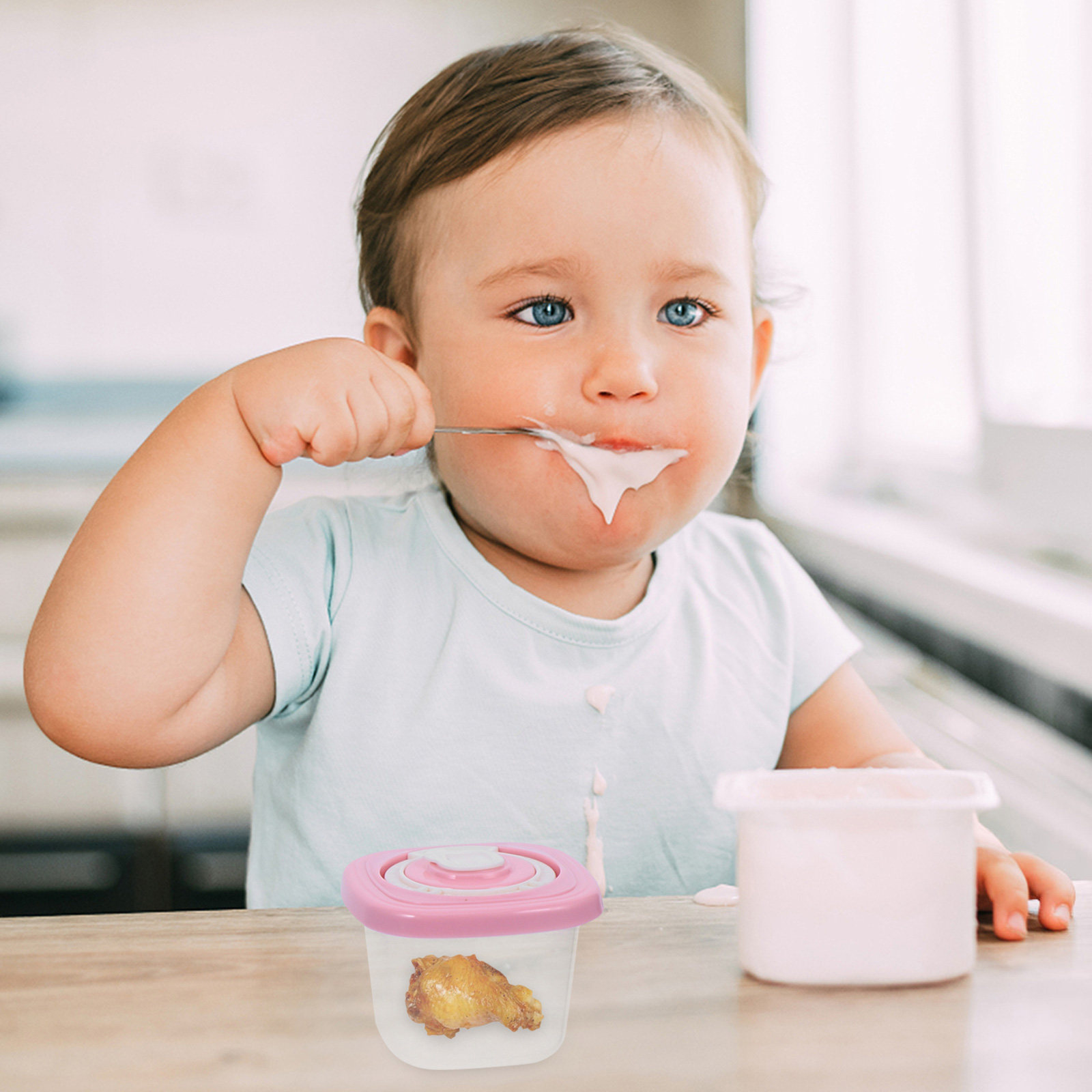 1 zestaw pojemników na żywność – Baby Food Tray recenzja i cena