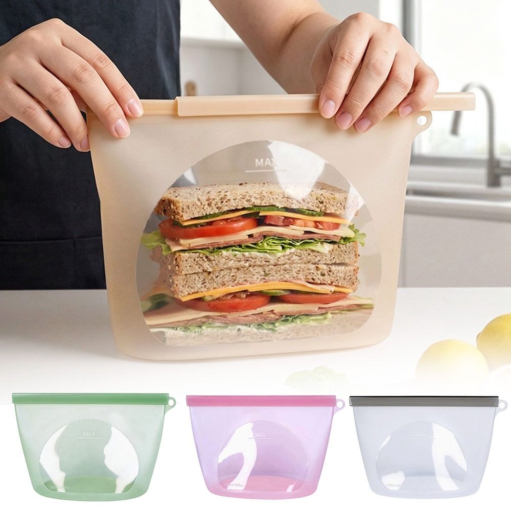 Silikonowe worki do przechowyw – Food Pouch Reusable recenzja i cena