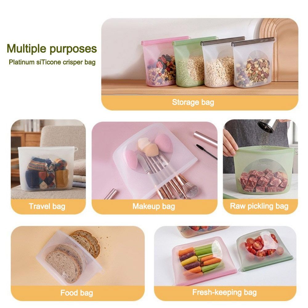 Silikonowe worki do przechowyw – Food Pouch Reusable recenzja i cena