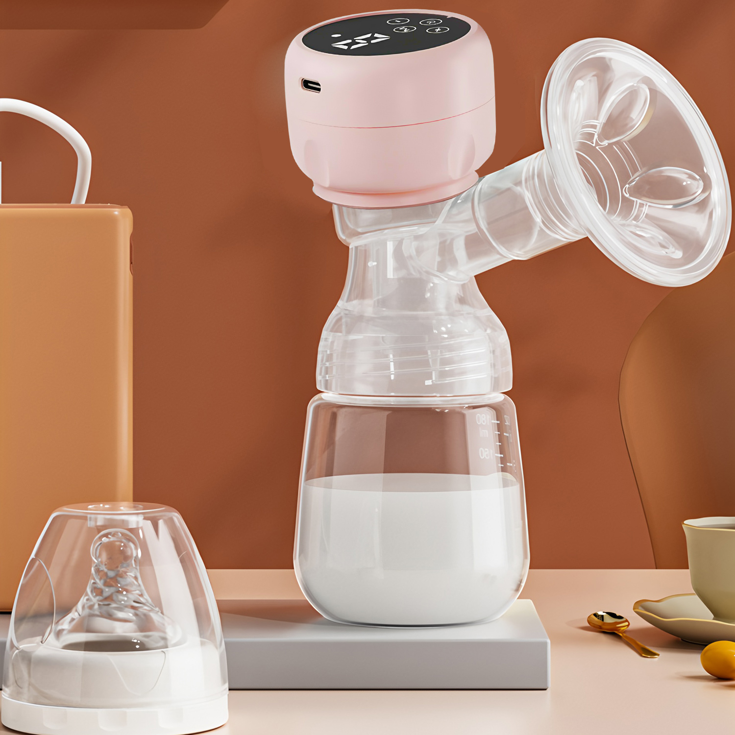 Elektryczny laktator 2w1, prze – Baby Food Bottle recenzja i cena