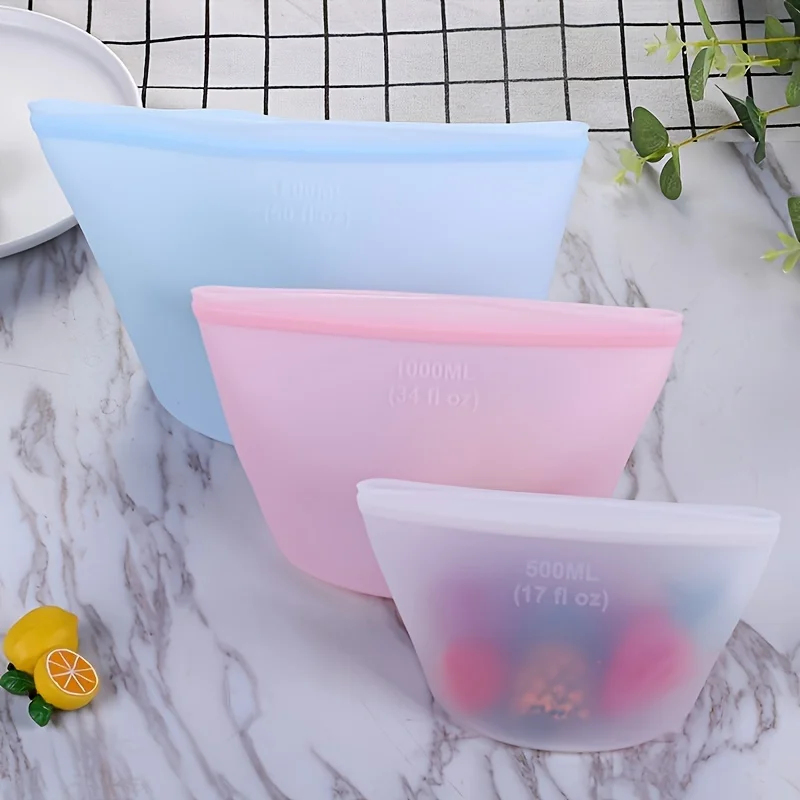 Wielorazowe silikonowe torby d – Food Pouch Reusable recenzja i cena
