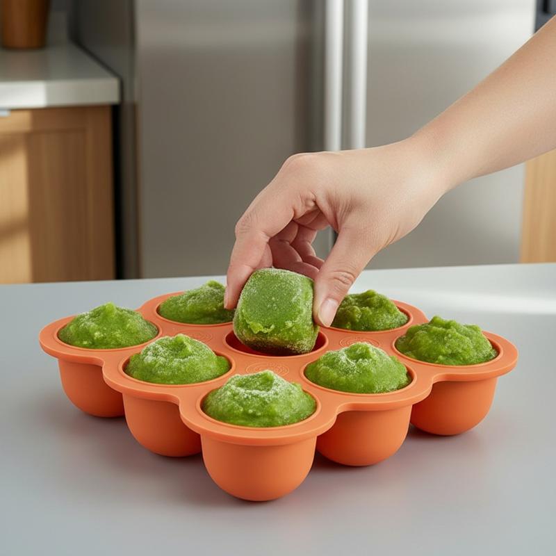 Silikonowy pojemnik na żywność – Baby Food Tray recenzja i cena