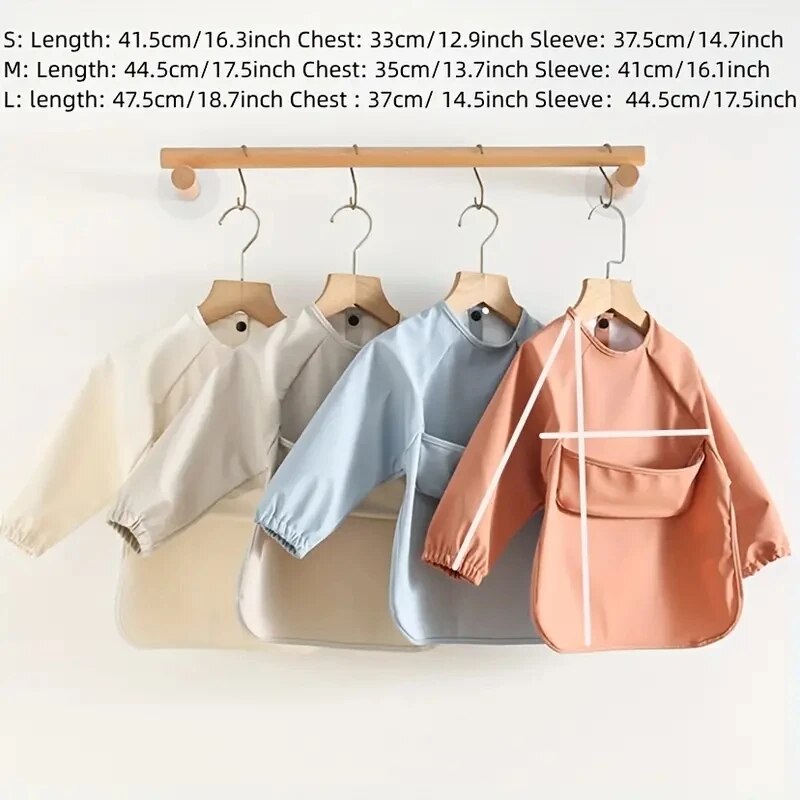 1 szt. Solidny kolorowy obraz  – Baby Food Apron recenzja i cena