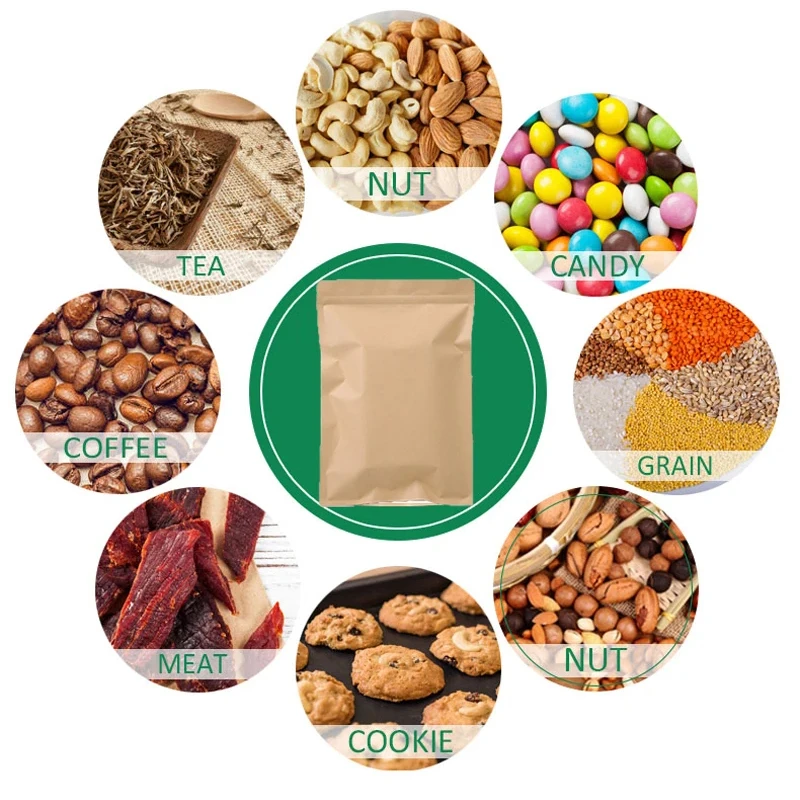 100 SZT. Brązowe Torebki z Pap – Food Pouch Reusable recenzja i cena