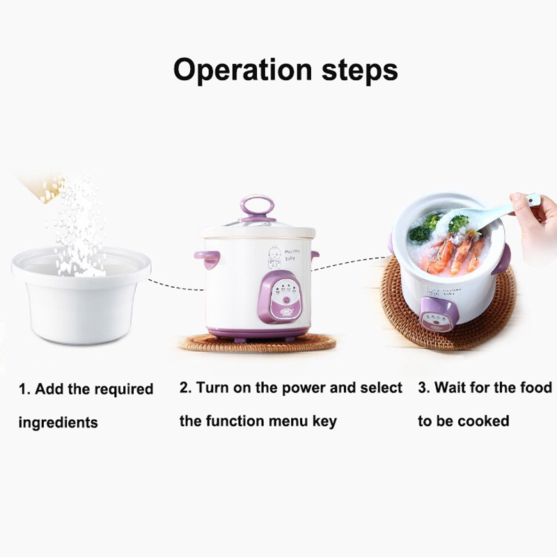 Nowy ceramiczny garnek elektry – Baby Food Recipe Book recenzja i cena