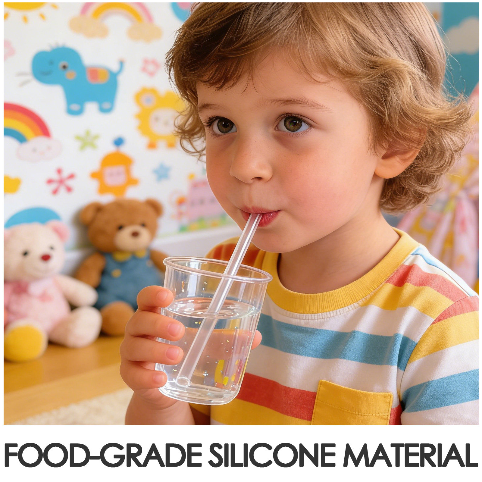 1 zestaw silikonowych słomek d – Baby Food Bottle recenzja i cena