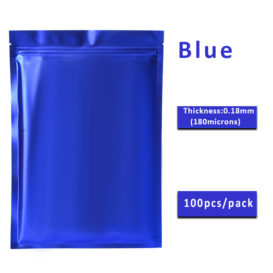 100 szt. Matowych niebieskich  – Food Pouch Reusable recenzja i cena