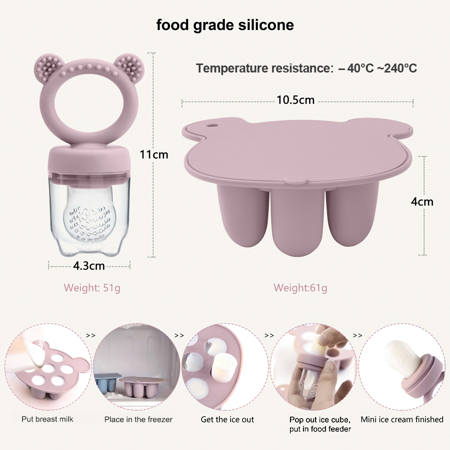 Forma silikonowa do lodów dla  – Baby Food Fruits recenzja i cena