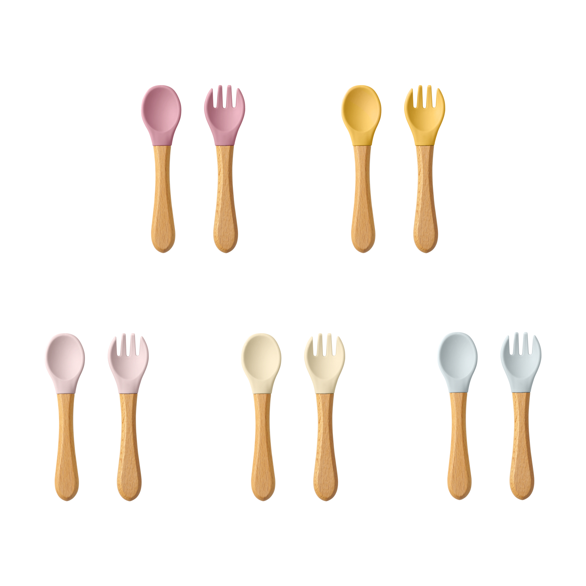 2 szt. Łyżki do nauki dla dzie – Baby Food Set recenzja i cena