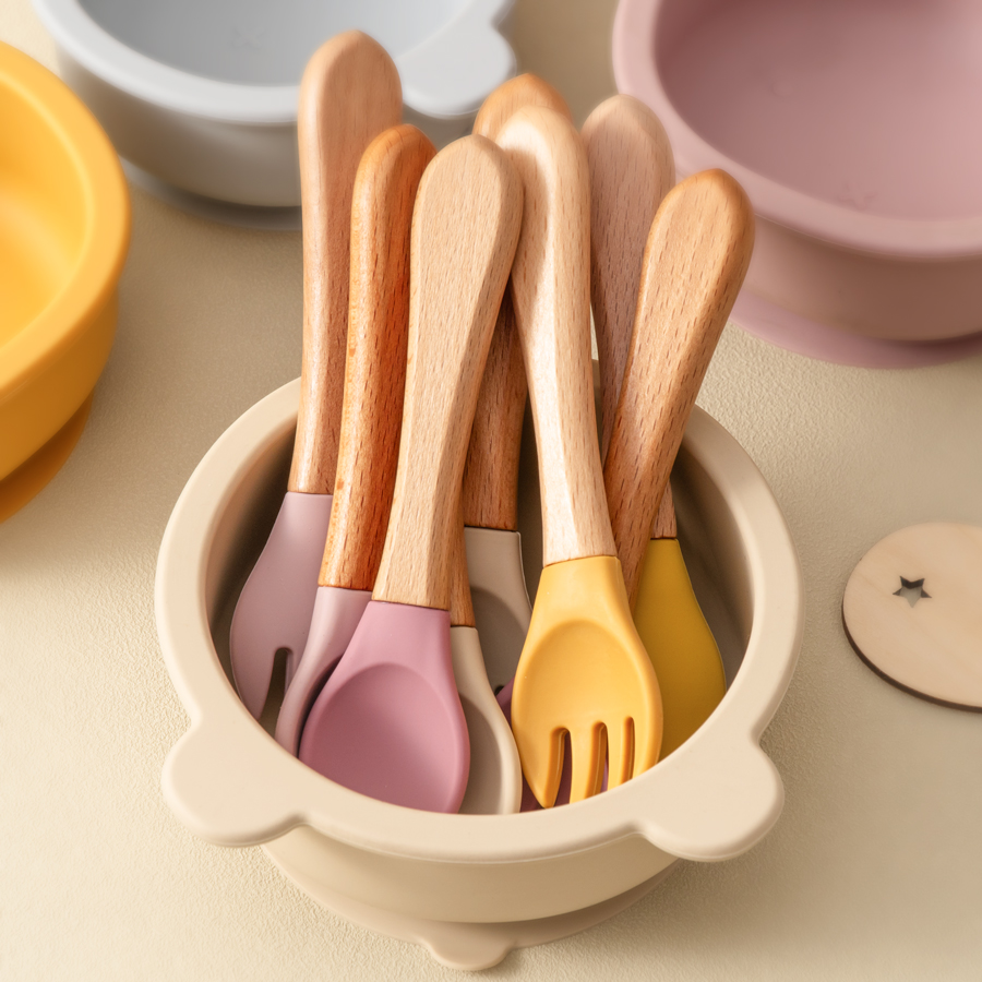2 szt. Łyżki do nauki dla dzie – Baby Food Set recenzja i cena